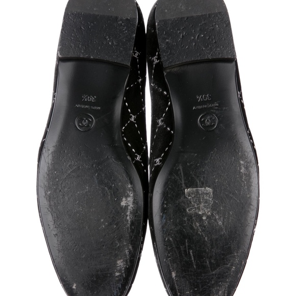 Chanel Logo Loafers SZ 39.5 - Picture 5 of 5